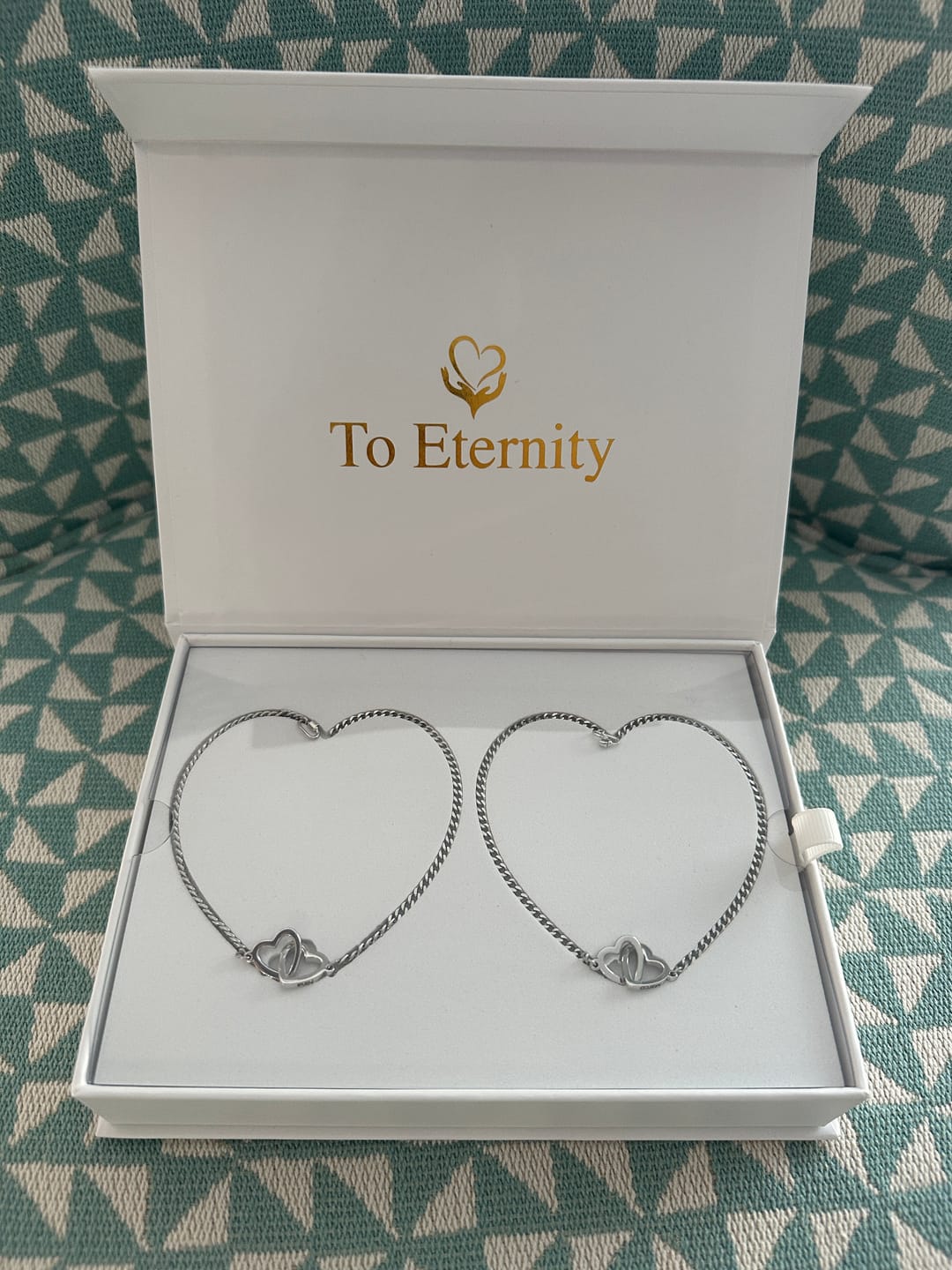 Customer photo review of Beyond Love Permanent Bracelets with Name Engraving