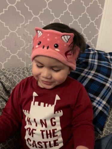 Customer photo review of Bandou™ 2.0: Award-Winning Kids Headphones