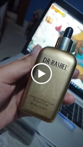 Customer video review of DR RASHEL Retinol Skin Care Product Vitamin A Youth Renewal Facial Toner 100ml