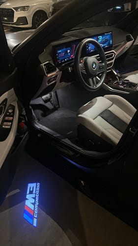 Customer photo review of BMW G SERIES DOOR LIGHTS