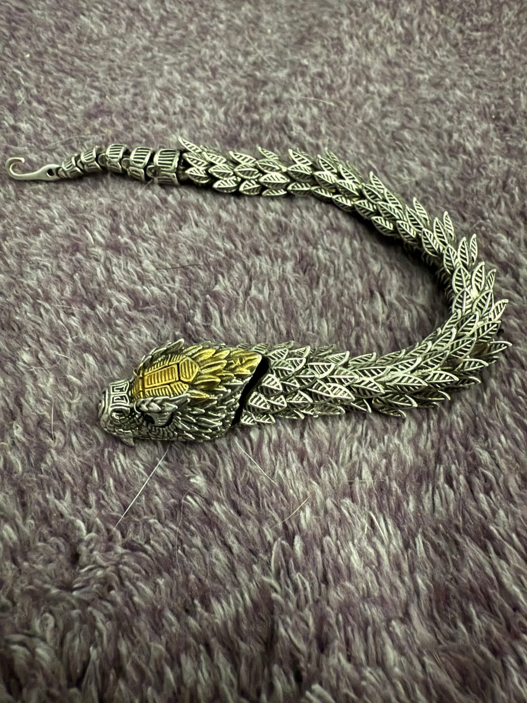 Customer photo review of Fenrir - The Great Wolf - Stainless Steel Bracelet