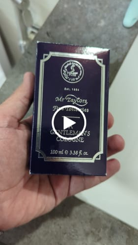 Customer video review of Taylor of Old Bond Street Mr Taylors - A Gentlemen's Cologne 100ml