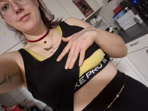 Customer photo review of *Rare Find* Royal Noir African Waist beads