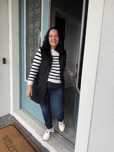 Customer photo review of Carefree Extra Long Vest