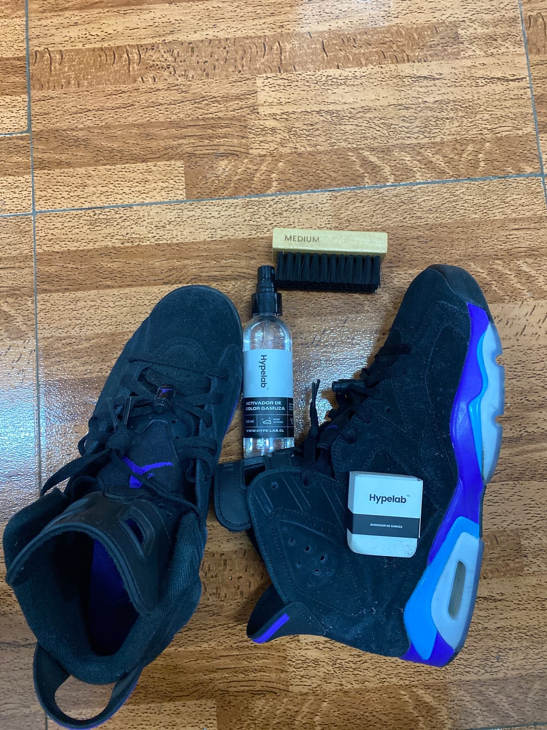 Customer photo review of Kit de limpieza suede