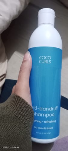 Customer photo review of Anti-dandruff Shampoo