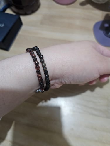 Customer photo review of Peridot Bracelet Mini