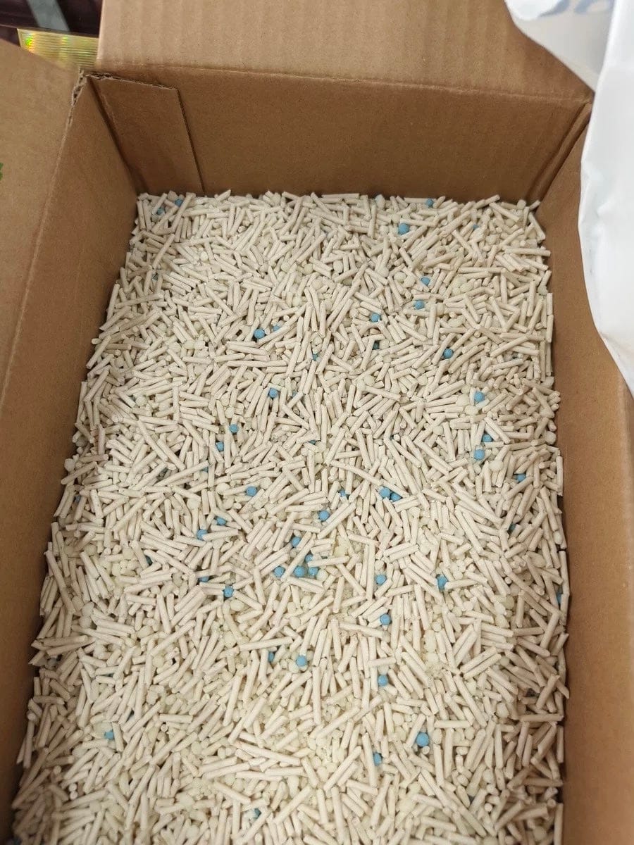 Customer photo review of 五吉貓 木薯科學貓砂 2.5KG