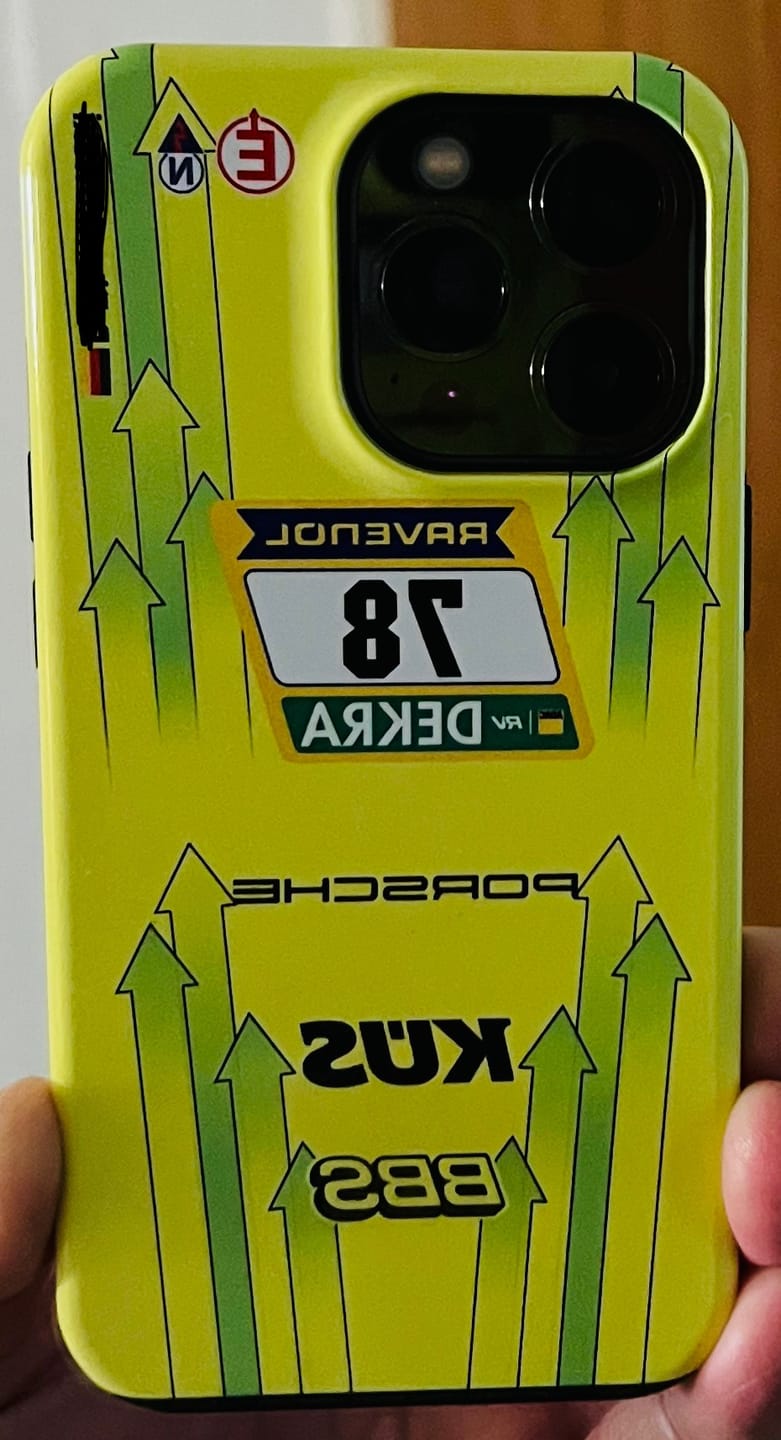 Customer photo review of Grello Porsche GT Livery - Individuelle Premium Hülle für iPhone