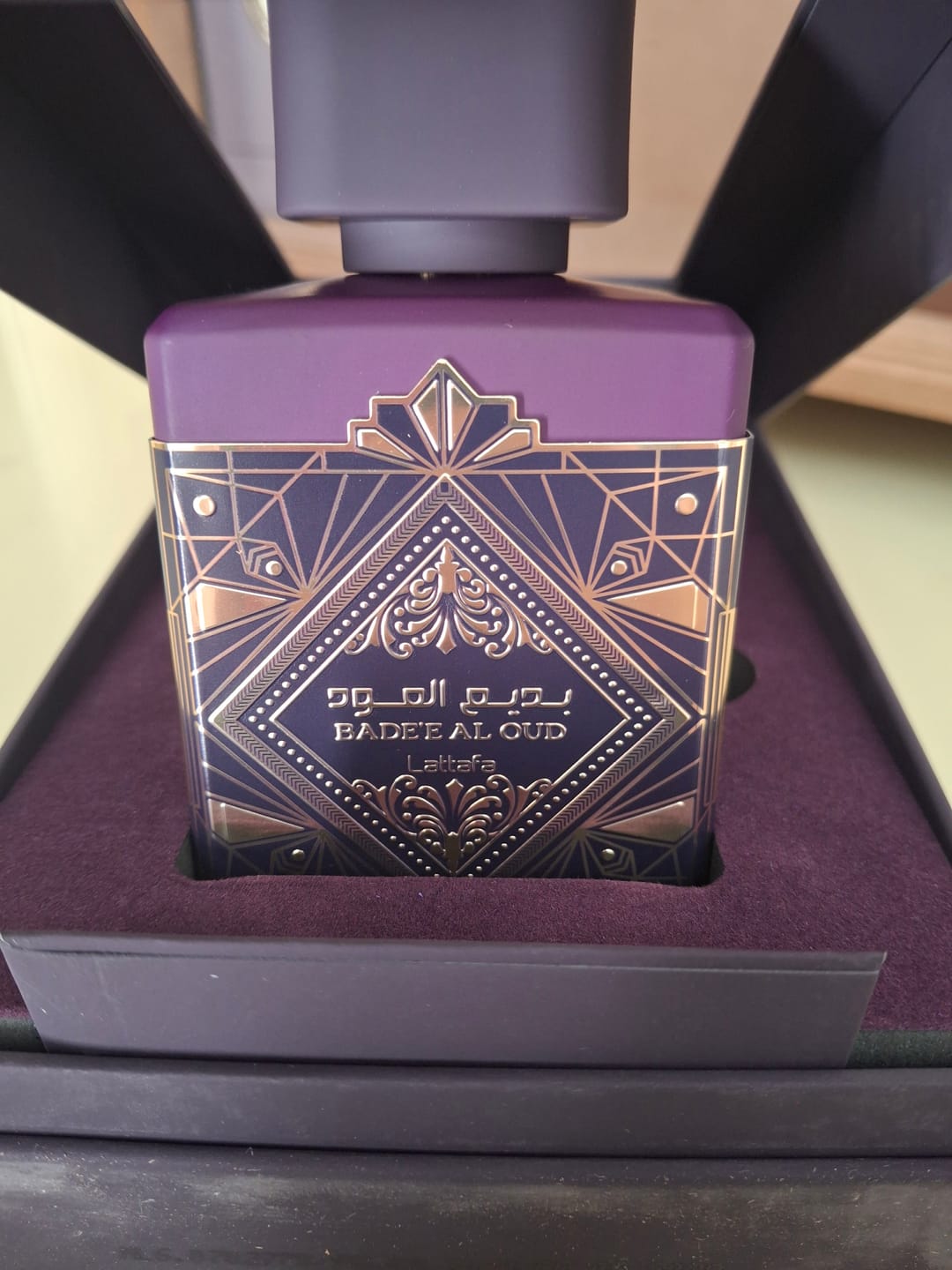 Customer photo review of Bade'e Al Oud Amethyst Lattafa Perfumes