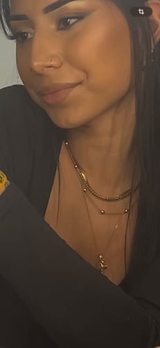 Customer photo review of Piercing au nez Anne