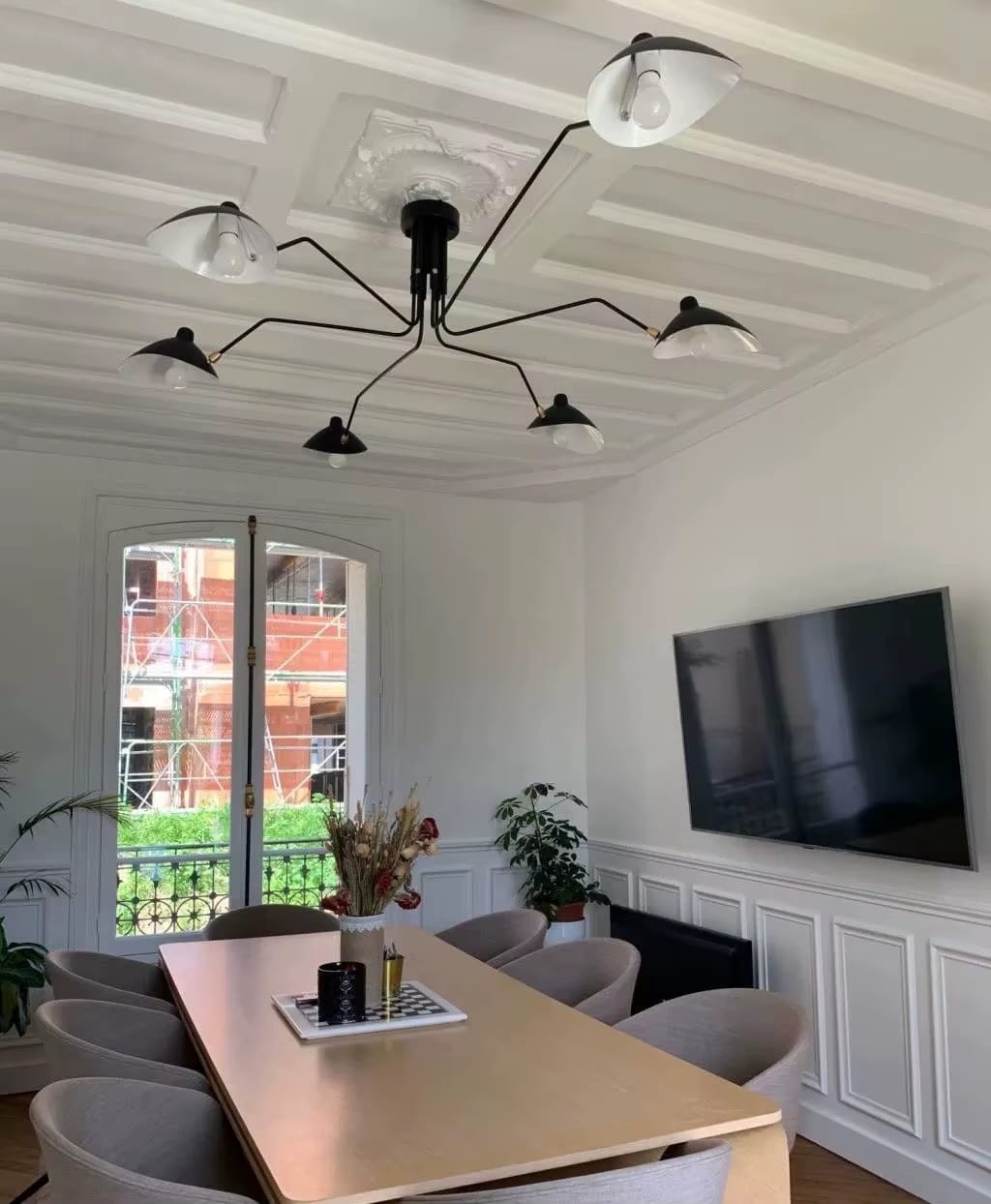 Customer photo review of WOMO Arms Semi-Flush Mount Light-WM2057