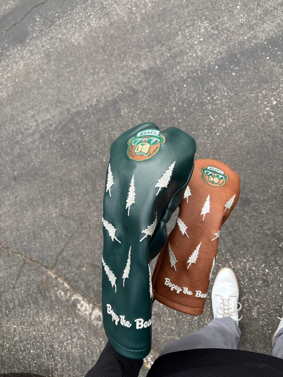 Customer photo review of Bogey Vegan Leather Headcovers