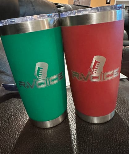 Customer photo review of (6 Pieces) Custom Laser Engraved - 20oz Tumblers