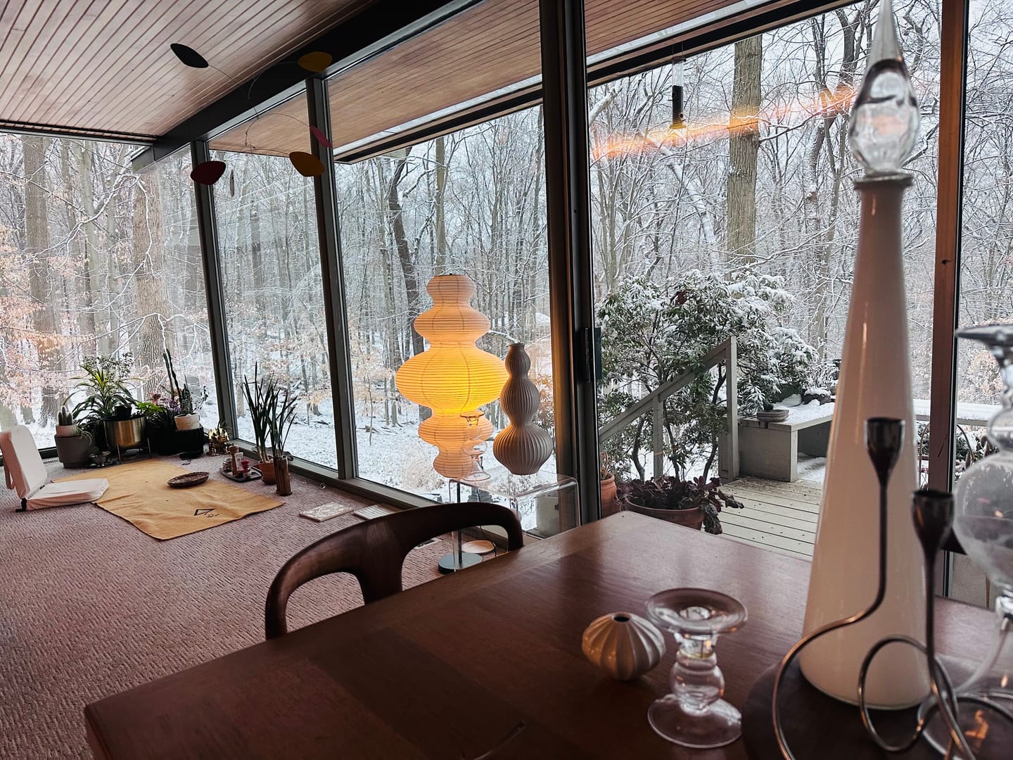 Customer photo review of Zephyr Paper Floor Lamp