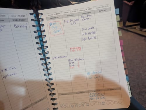 Customer photo review of 2025 Dreambook & Planner