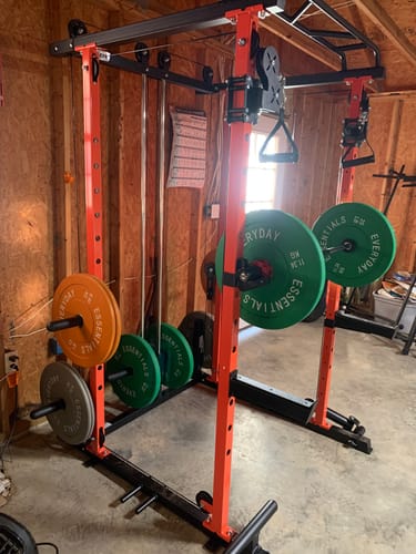 Customer photo review of RitFit PPC03 Power Cage Home Gym Package with Adjustable Cable System