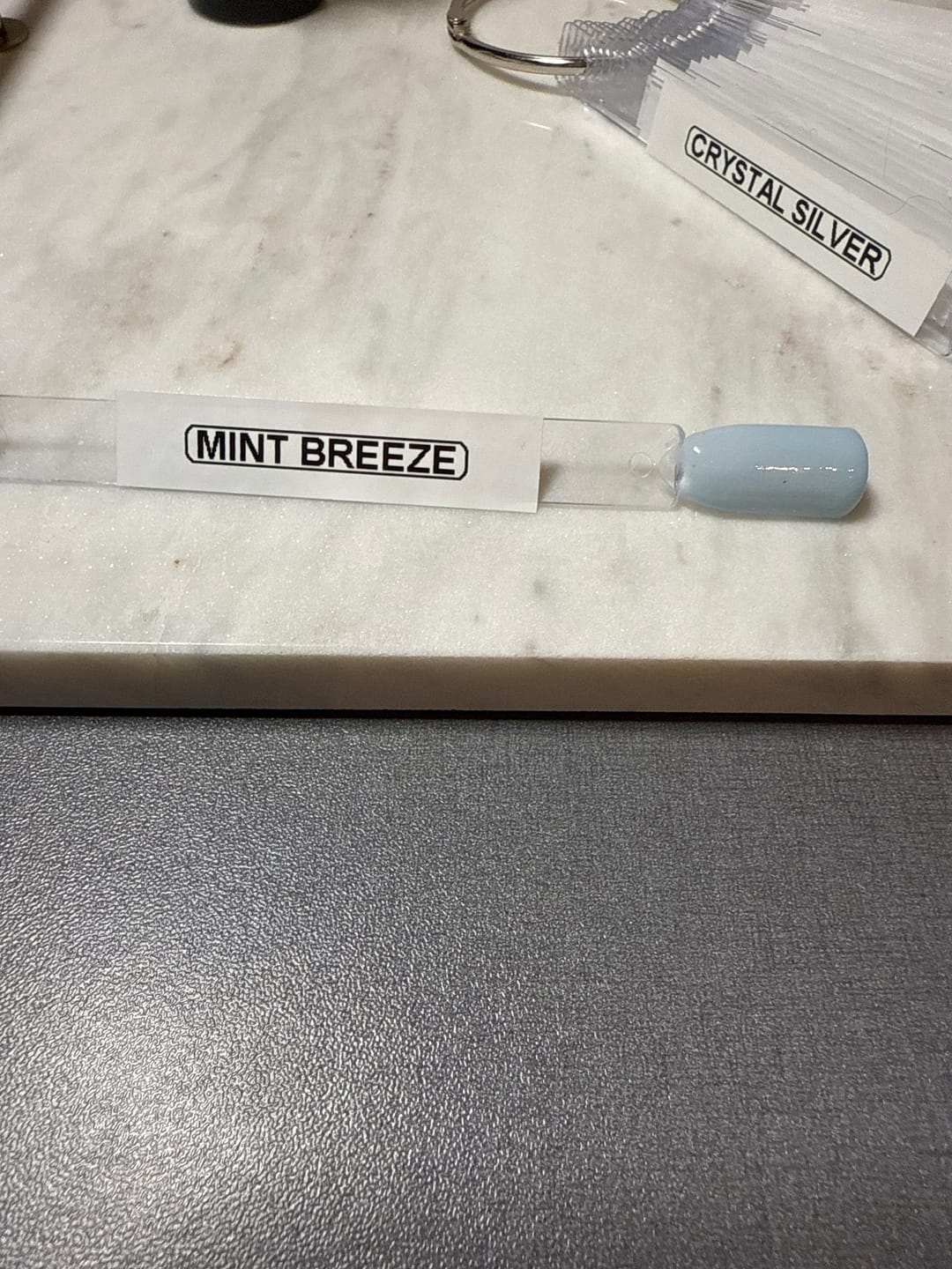 Customer photo review of Mint Breeze Dipping Powder