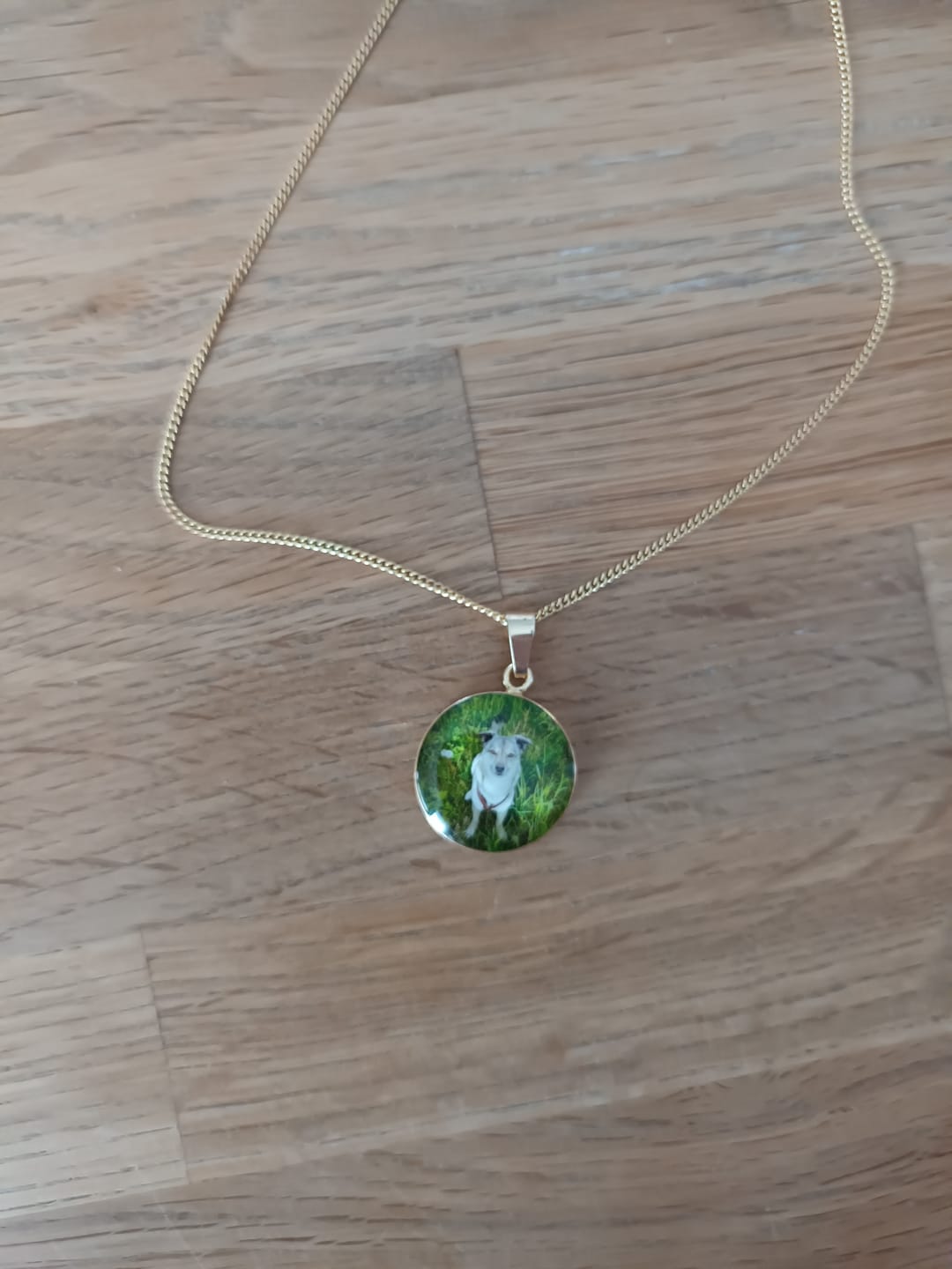 Customer photo review of Personalisierte Foto Kette