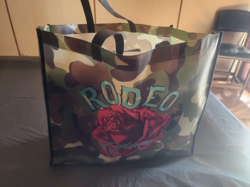 Customer photo review of 🎁 Camo RQ Shopping Bag (100% off)