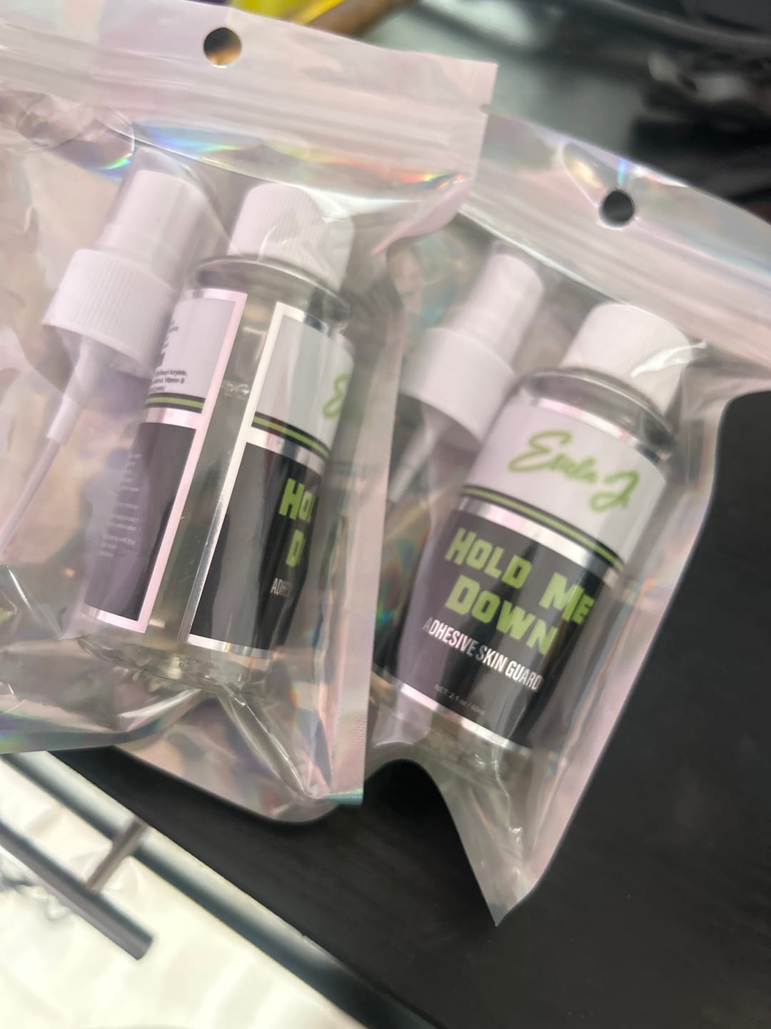 Customer photo review of Hold Me Down™ Adhesive Skin Guard (Ain’t No Other™)