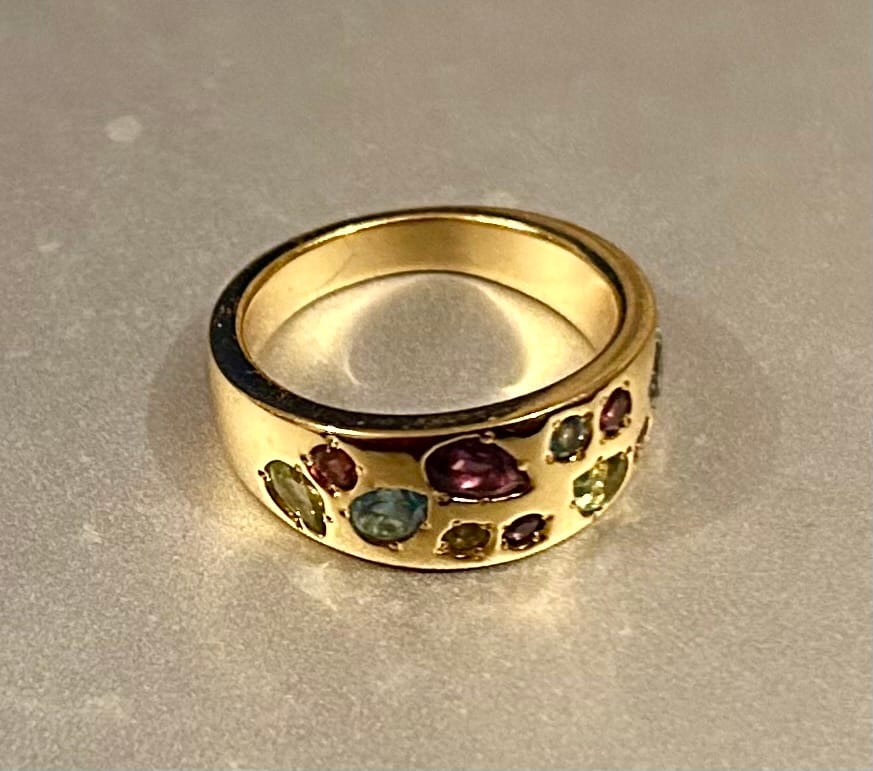 Customer photo review of Candy Wide Band Ring