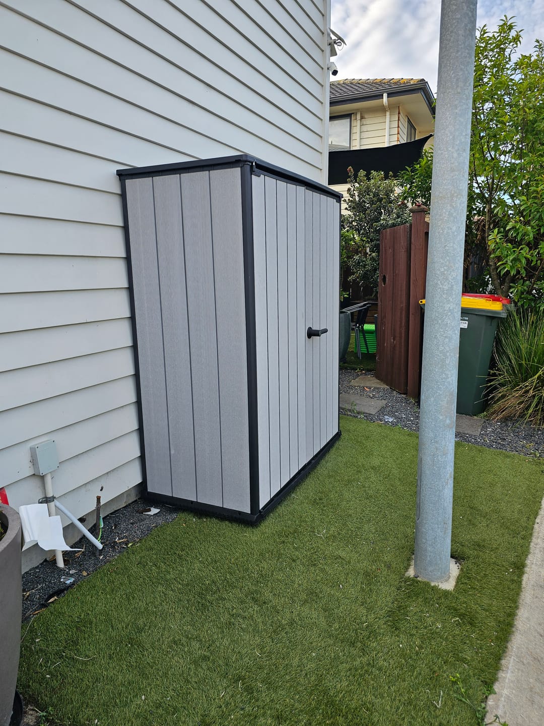 Customer photo review of High Store Plus Shed