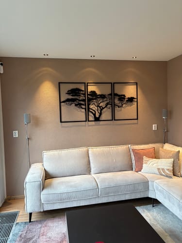 Customer photo review of Décoration murale en métal - Arbre de vie Africain