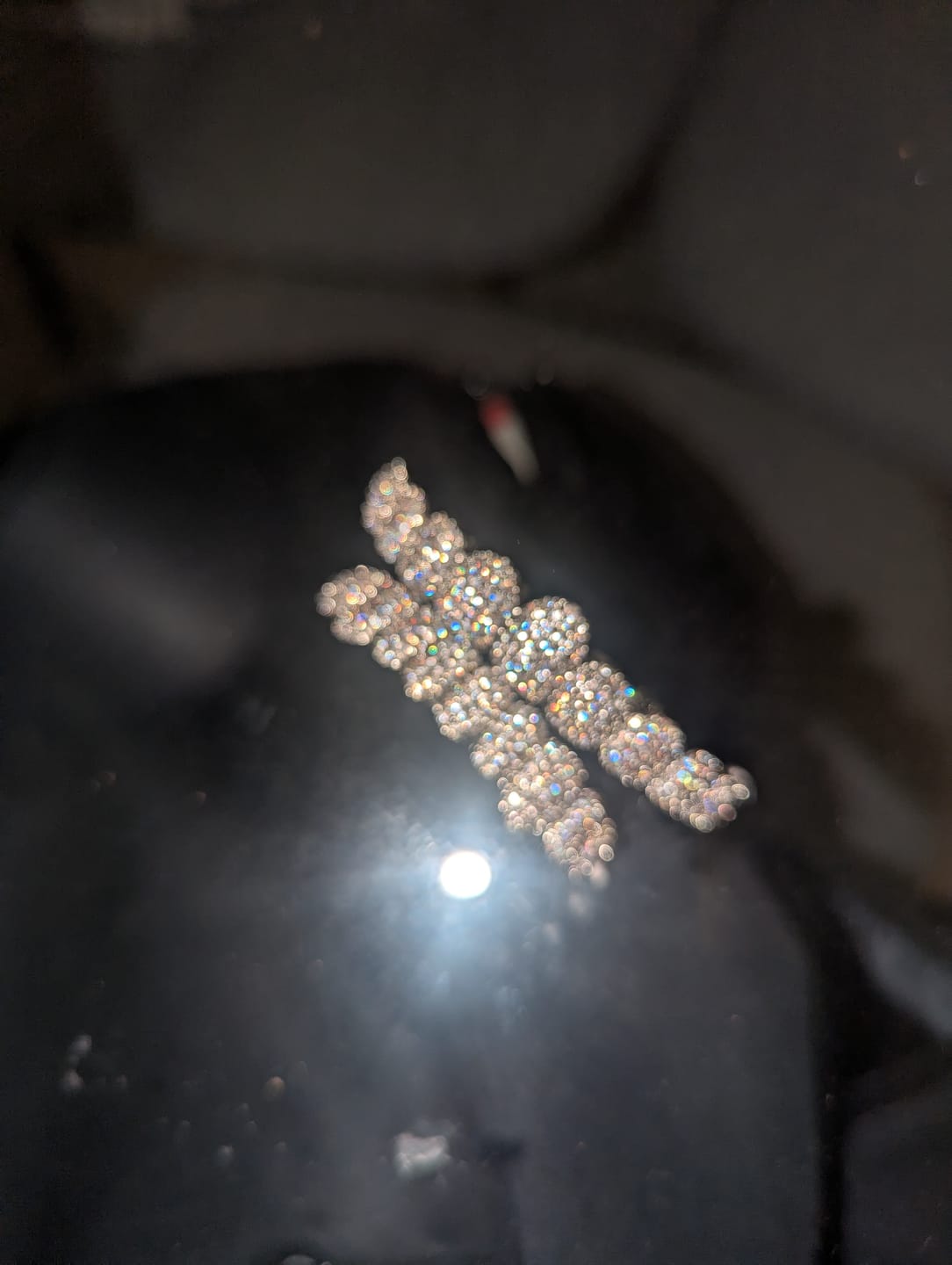 Customer photo review of 18k Gold Diamond Grillz