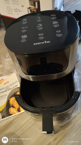 Customer photo review of Air Fryer Novio Grill & Fry