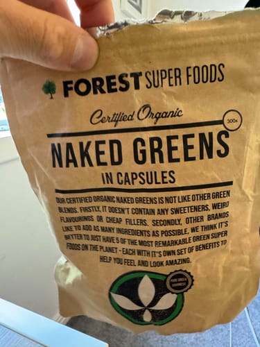 Customer photo review of Naked Greens Capsules