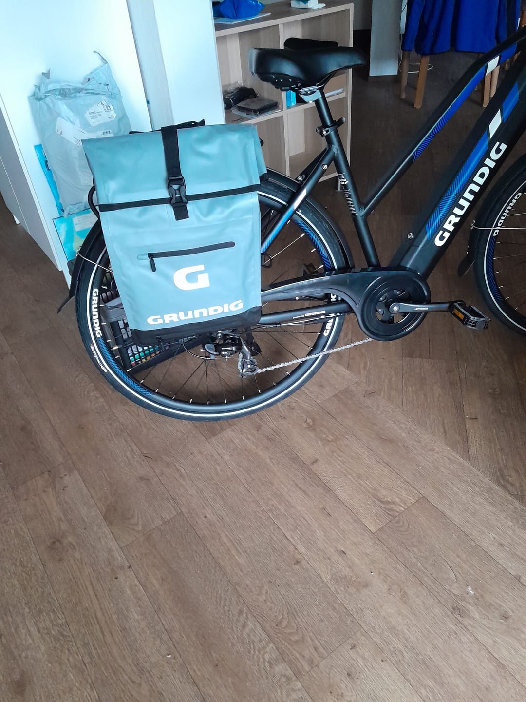 Customer photo review of GRUNDIG 3 in 1 Fahrradtasche