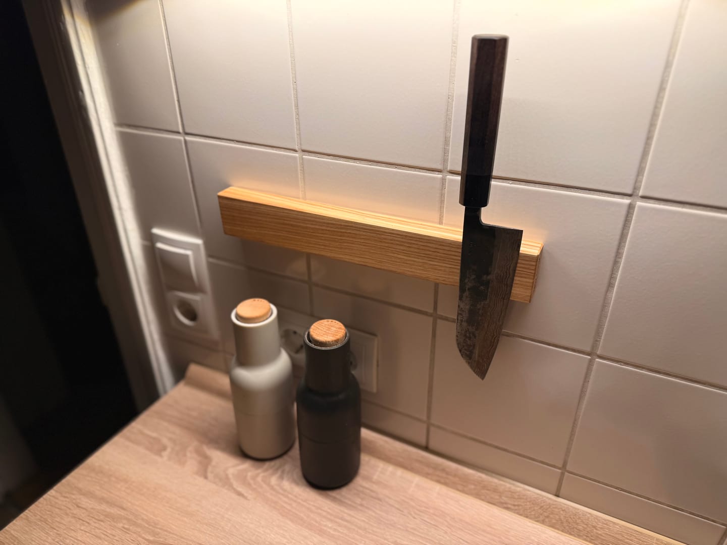 Customer photo review of Magnet Messerleiste CULTRO aus Holz