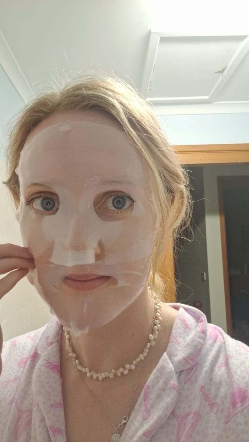 Customer photo review of The Naked Skin Bio-Collagen Mask