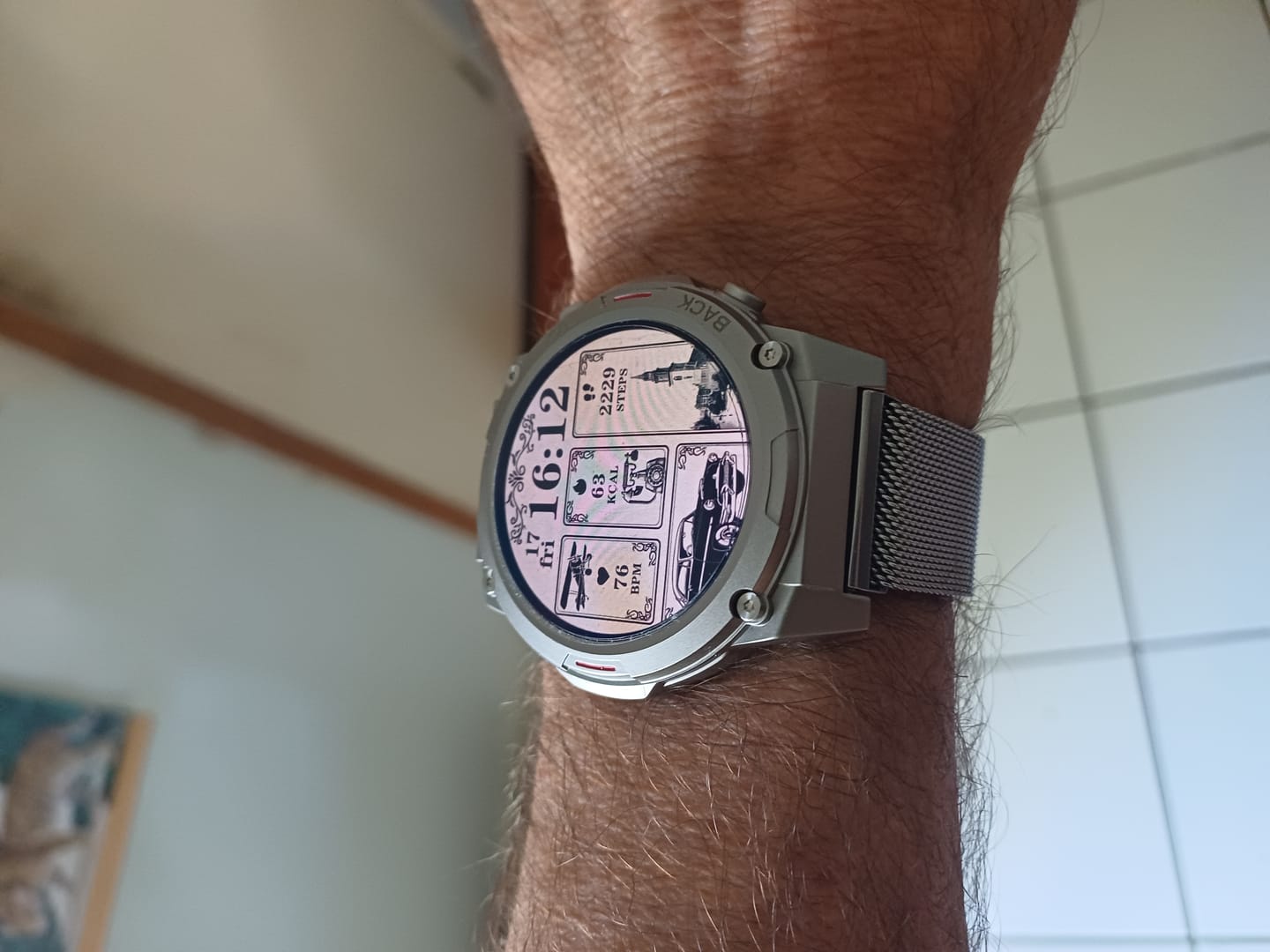 Customer photo review of Silver Milanese Loop
