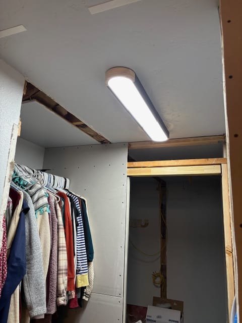 Customer photo review of Dimmable Minimalist Long Oval Flush Mount LED Light