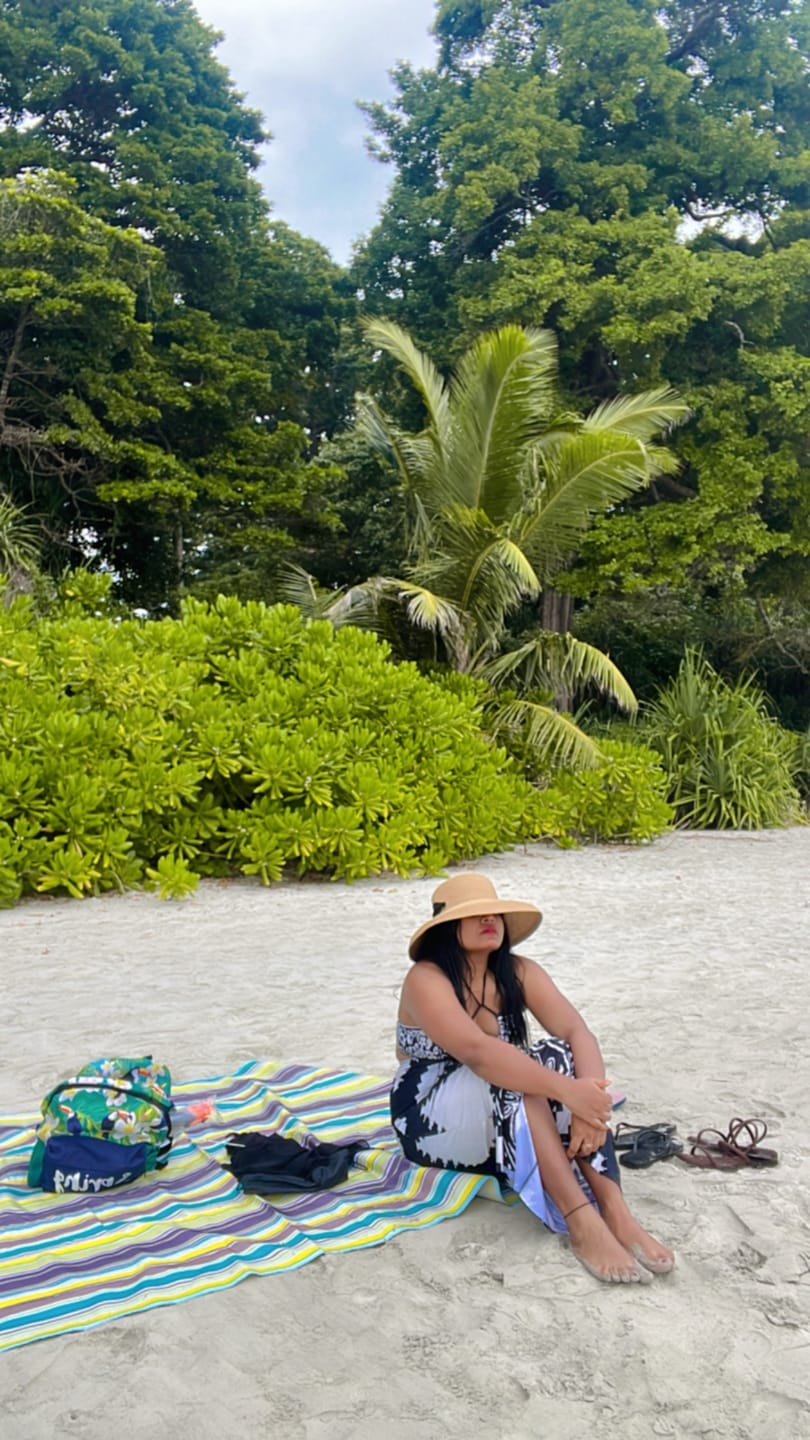 Customer photo review of Giza Swimsuit with Sarong Skirt