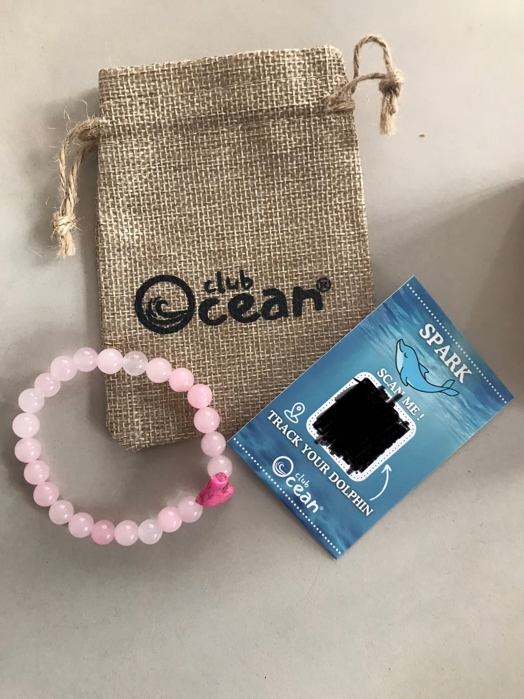 Customer photo review of Dolphin Tracking Bracelet