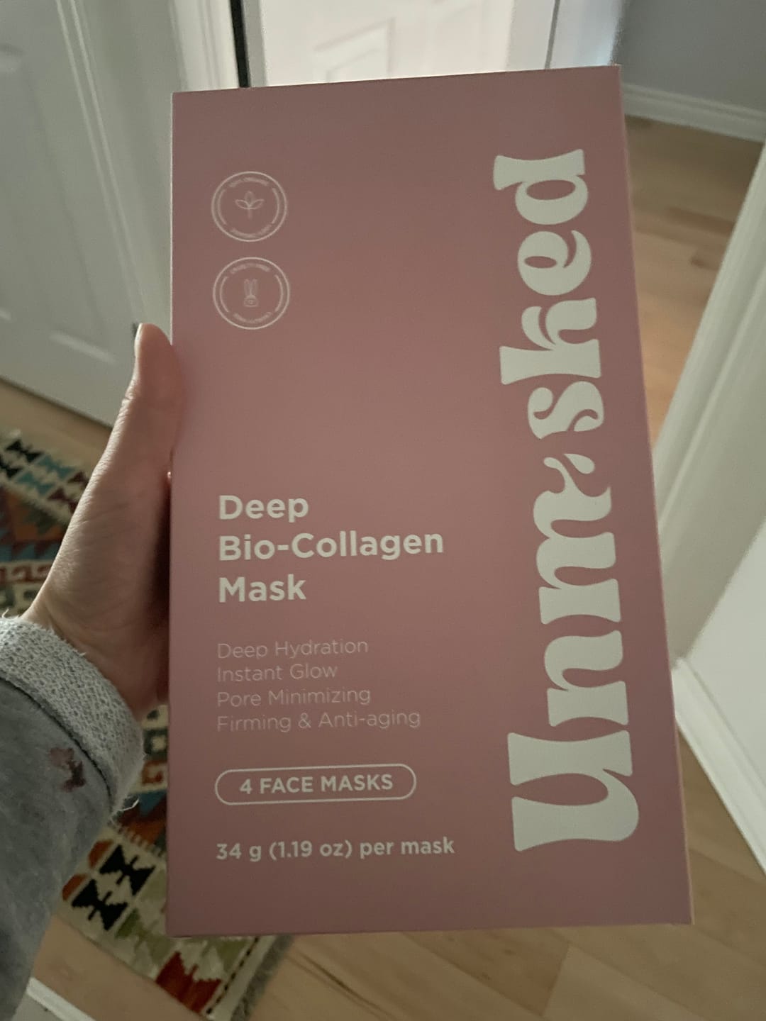 Customer photo review of Bio-Collagen Face Mask
