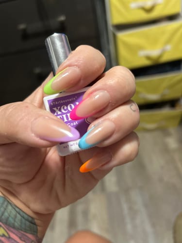 Customer photo review of Nail Glue - XCOATTIPS Gap-Filled Soild Gel 30g