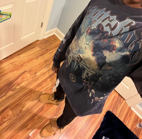 Customer photo review of Godspeed V.O.D 2024 L/S Tee Navy Wash