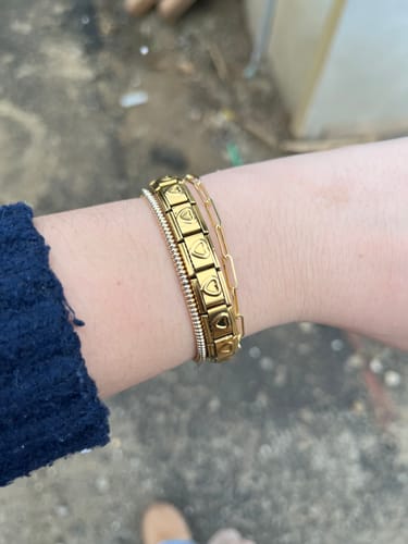 Customer photo review of Original Italian Charm Bracelet