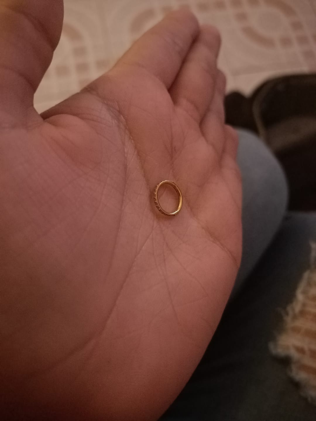 Customer photo review of Piercing Infinity con Zirconias Titanio