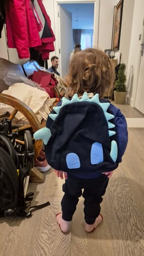 Customer photo review of Bronty The Dino Toddler Backpack