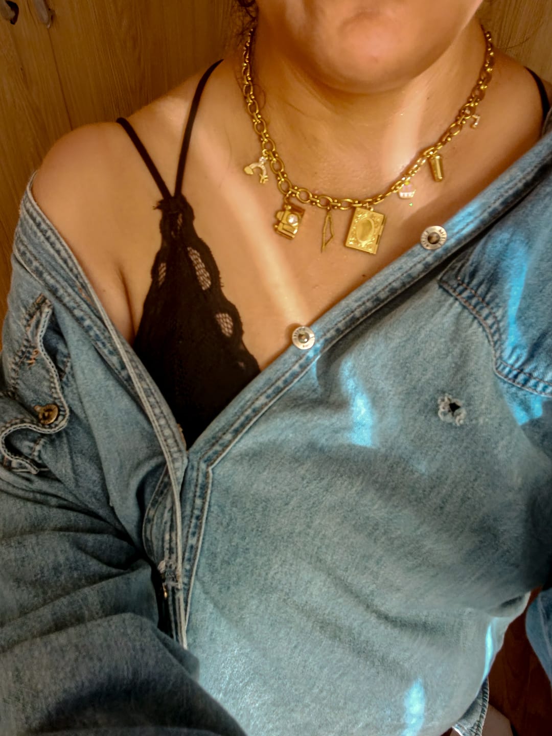Customer photo review of CHARM NECKLACES - Create your own + virtual consult