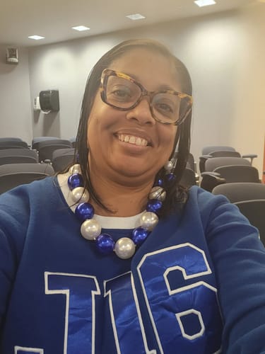 Customer photo review of Blue White 30mm Jumbo Pearl Set