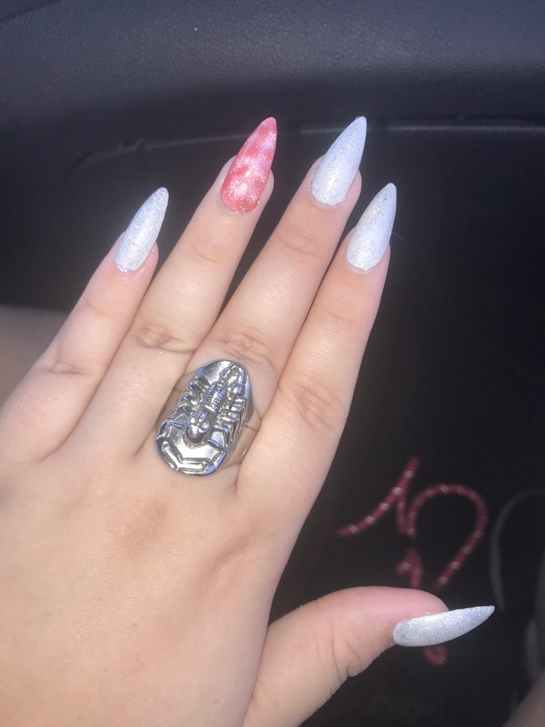 Customer photo review of RISING SCORPIO RING