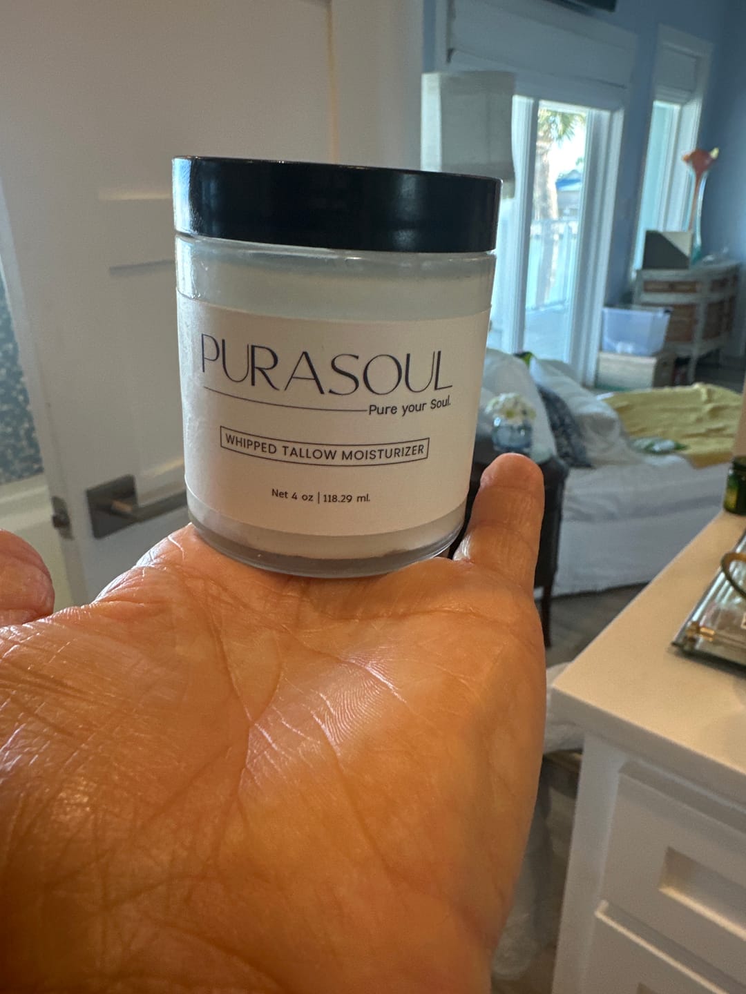 Customer photo review of Whipped Tallow Moisturizer