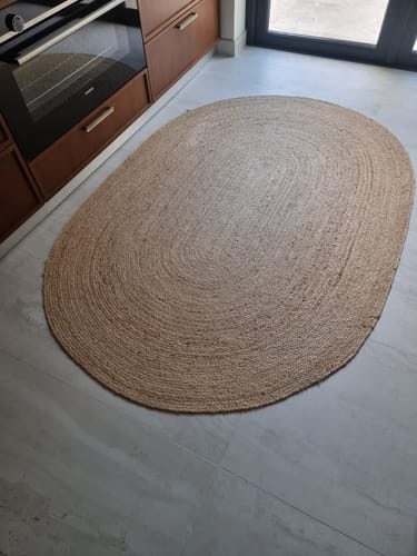 Customer photo review of NaturOval - Elegance Jute Rug (140x200 CM)