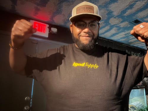 Customer photo review of Reflective Future Tee